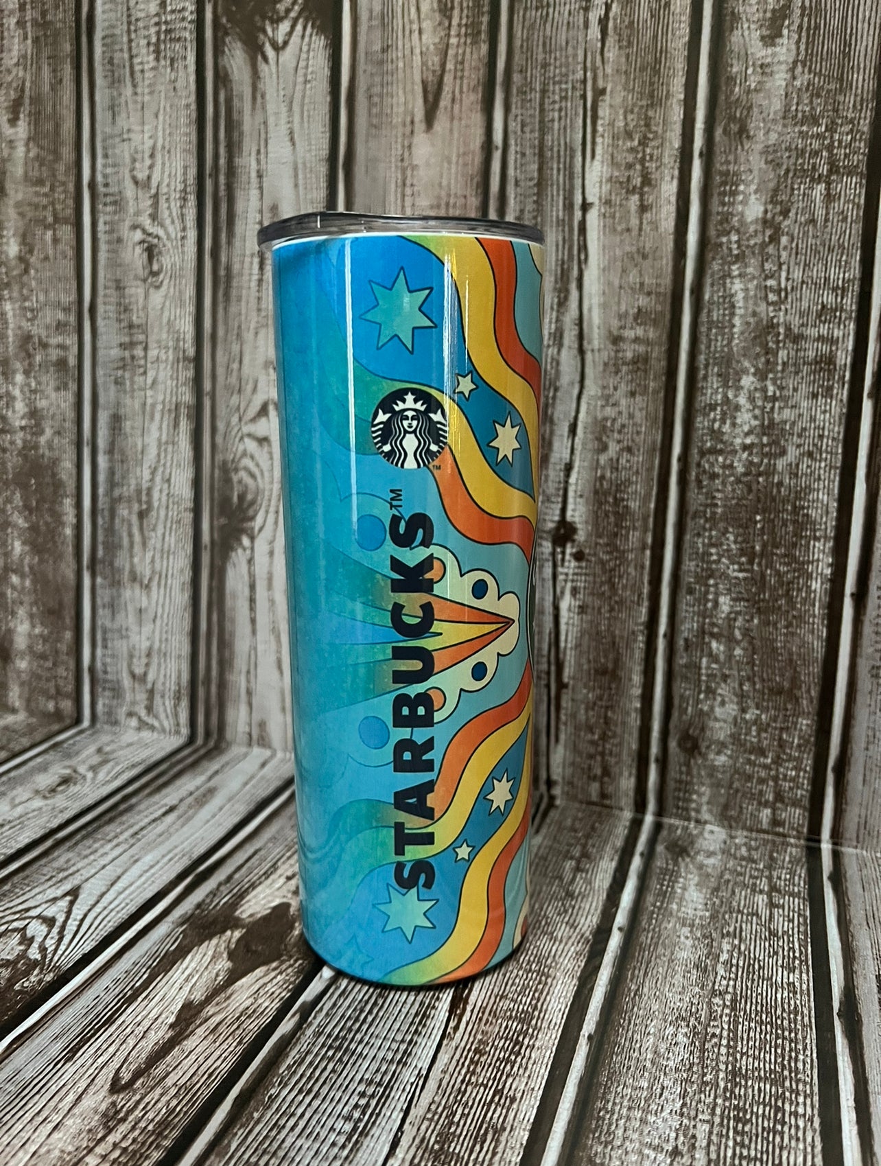 Colorful Retro Tumbler 20oz - Made to order