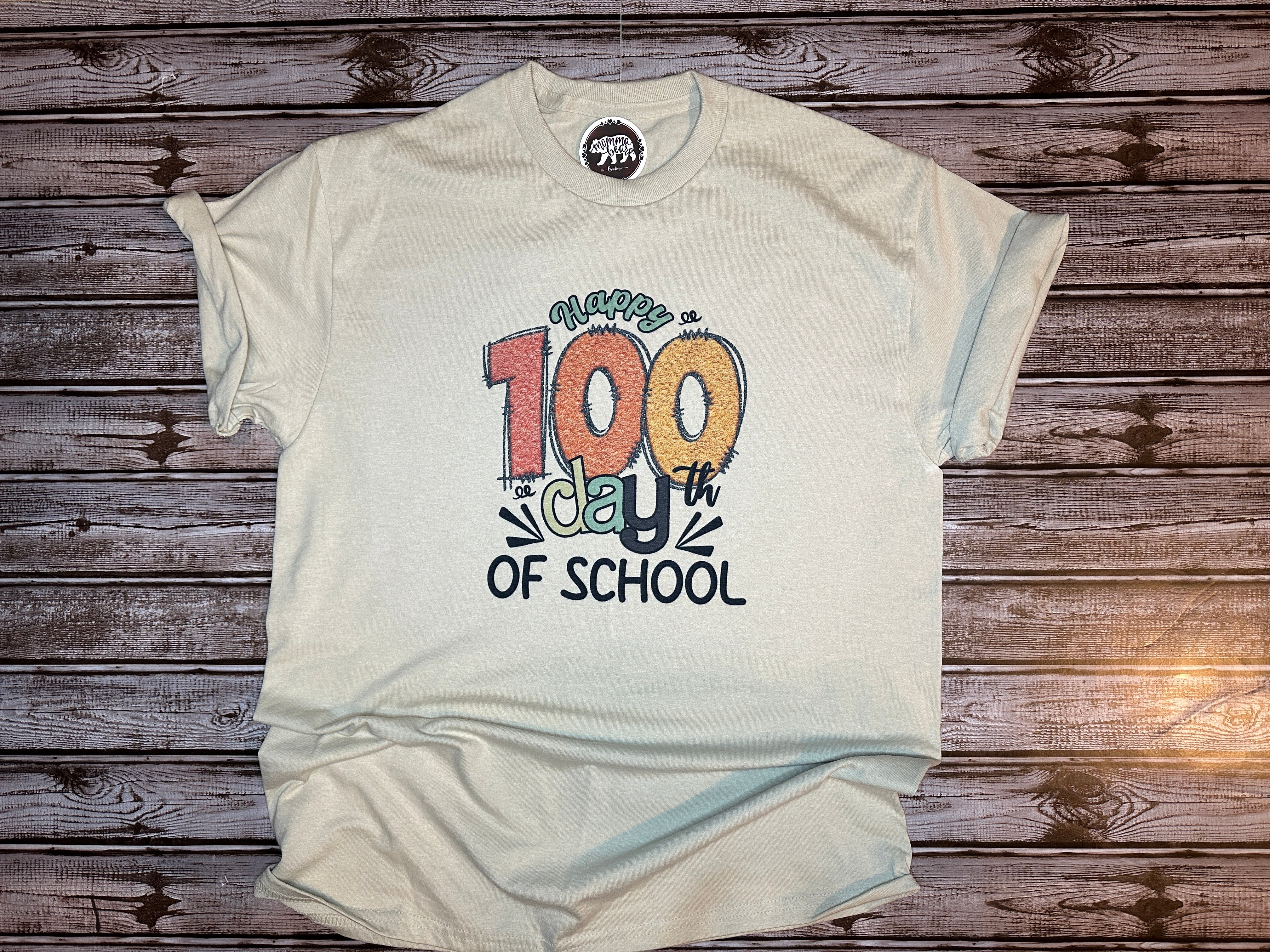 100 th day of school tee