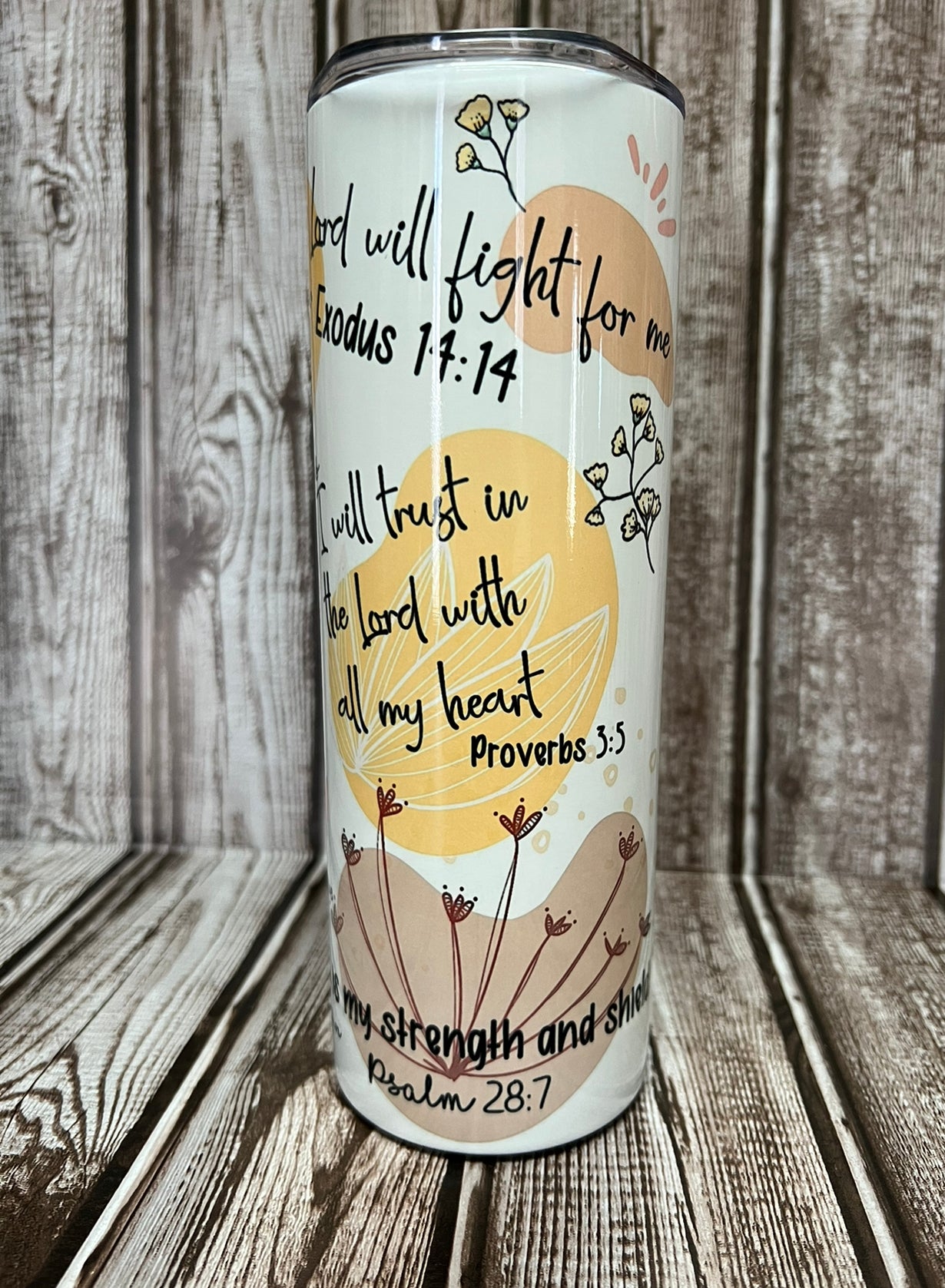 Made to order-Bible Verse Affirmations Tumbler
