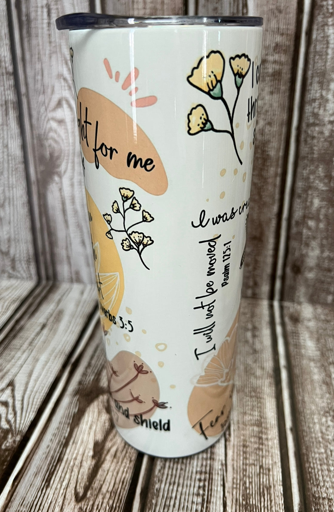 Made to order-Bible Verse Affirmations Tumbler