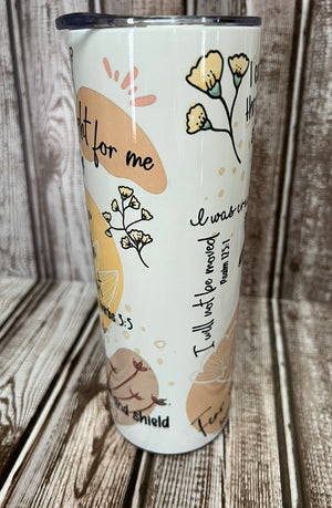 Made to order-Bible Verse Affirmations Tumbler