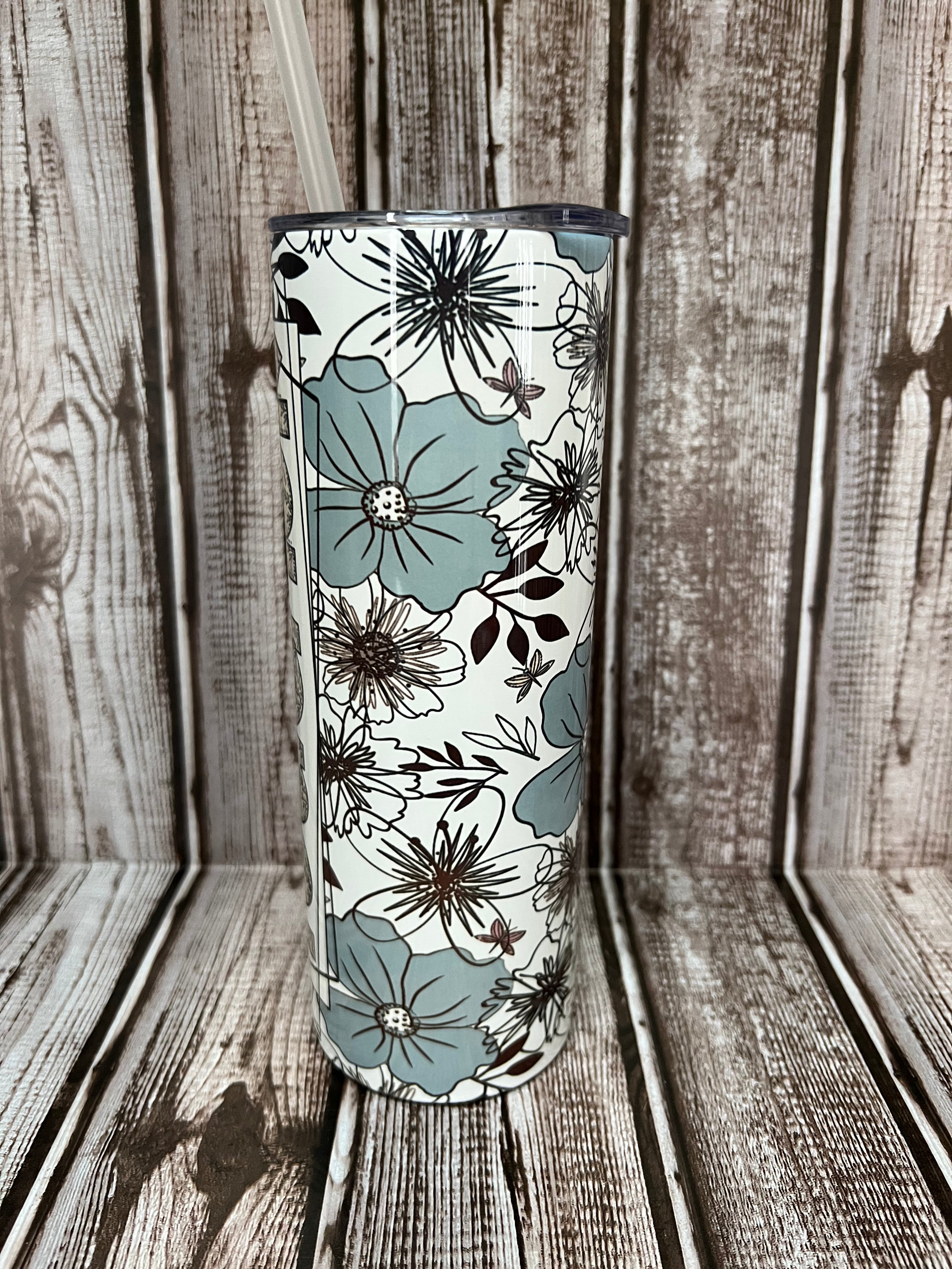 Made to order-Blessed Teacher 20oz skinny Tumbler