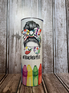 It takes a Big Heart personalized teacher tumbler