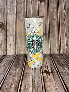 Made to order-Sunflower 20 oz tumbler
