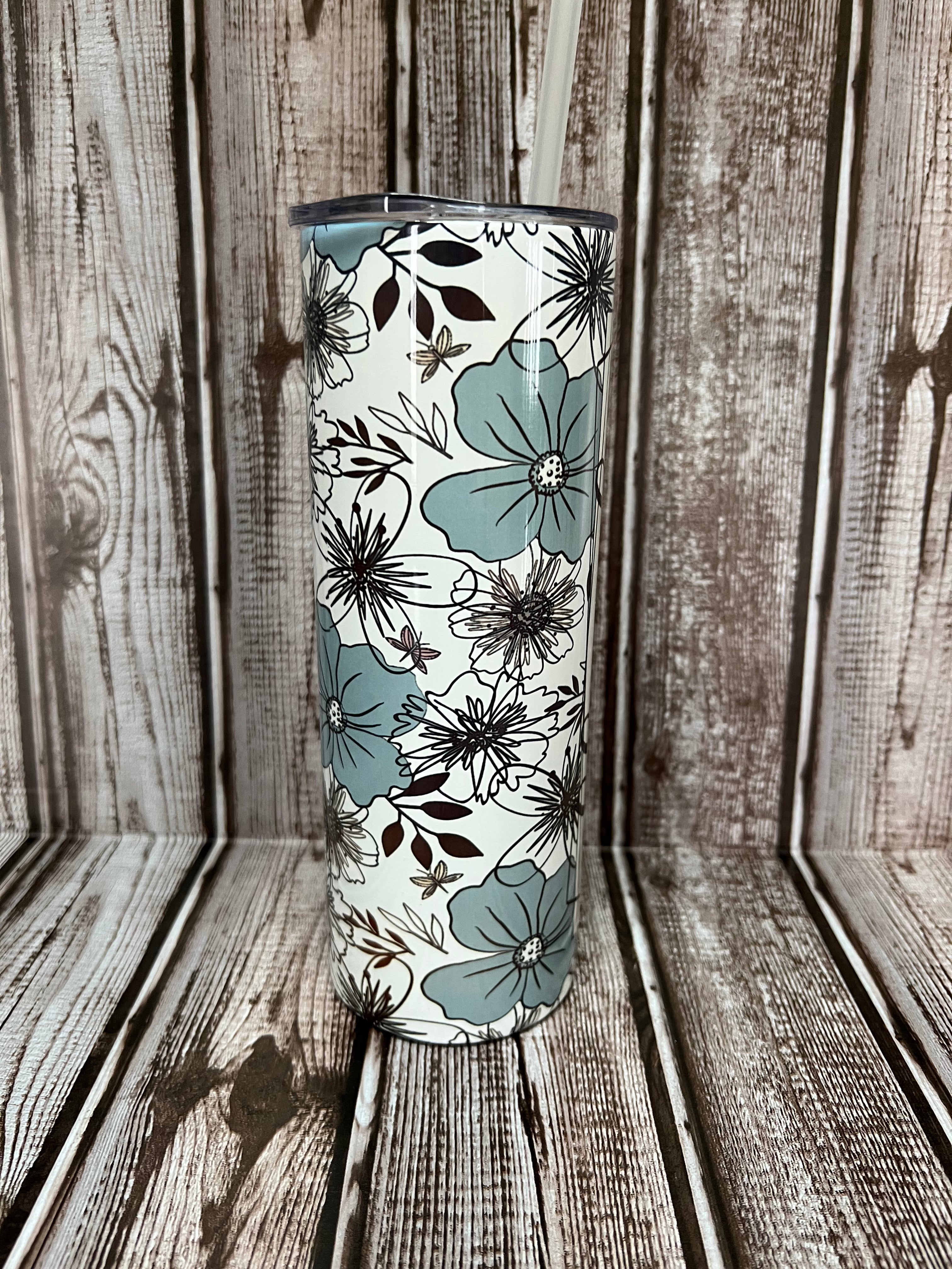 Made to order-Blessed Teacher 20oz skinny Tumbler