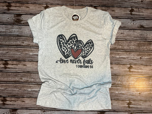 Love Never Fails Tee