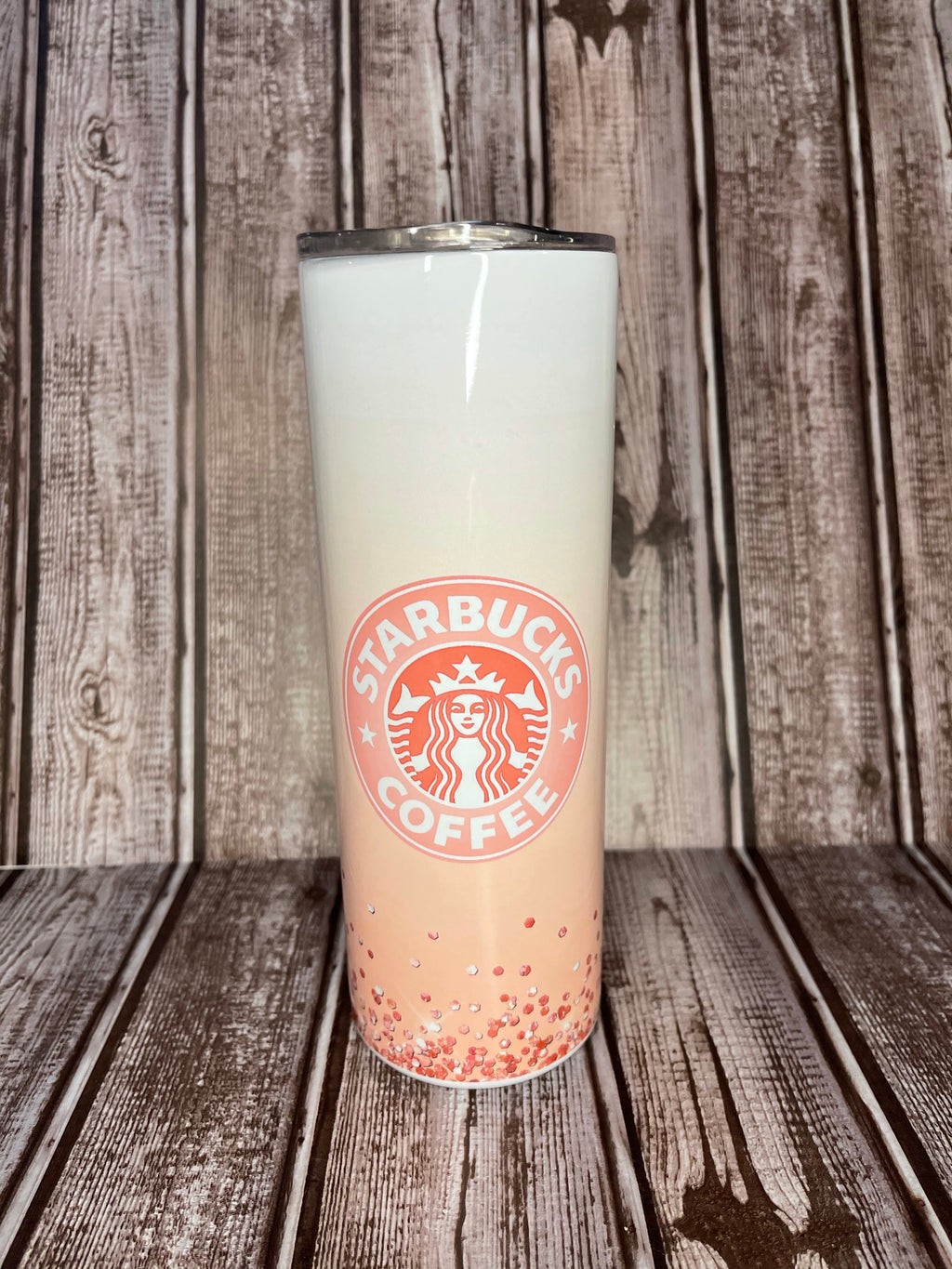 Made to order-Pink 20oz Glitter  tumbler