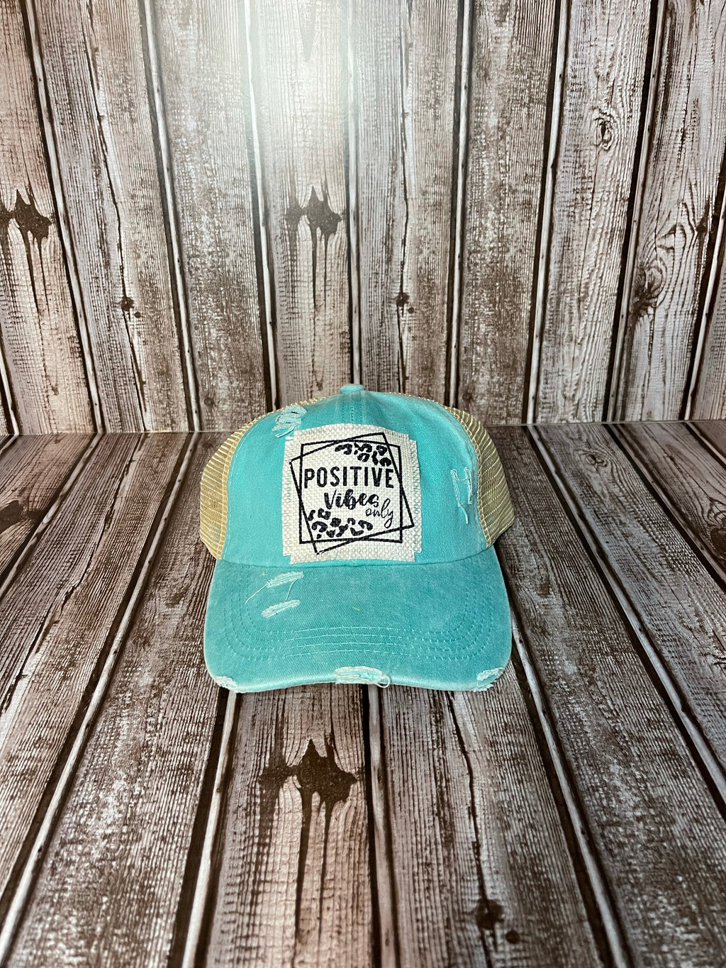 Positive Vibes Only Teal